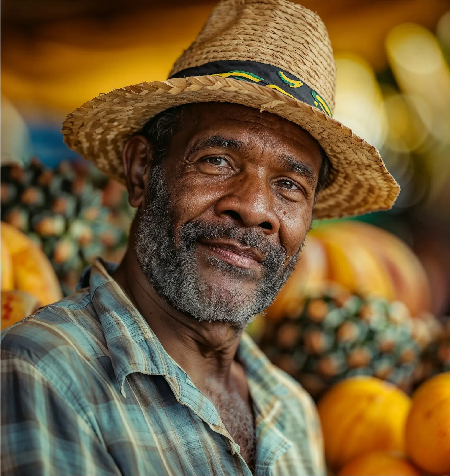 Man with a hat